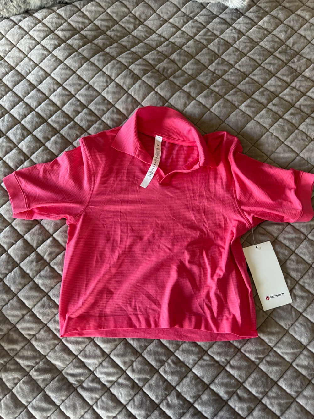 lululemon athletica Bright Pink Women's Short-Sleeve Polo